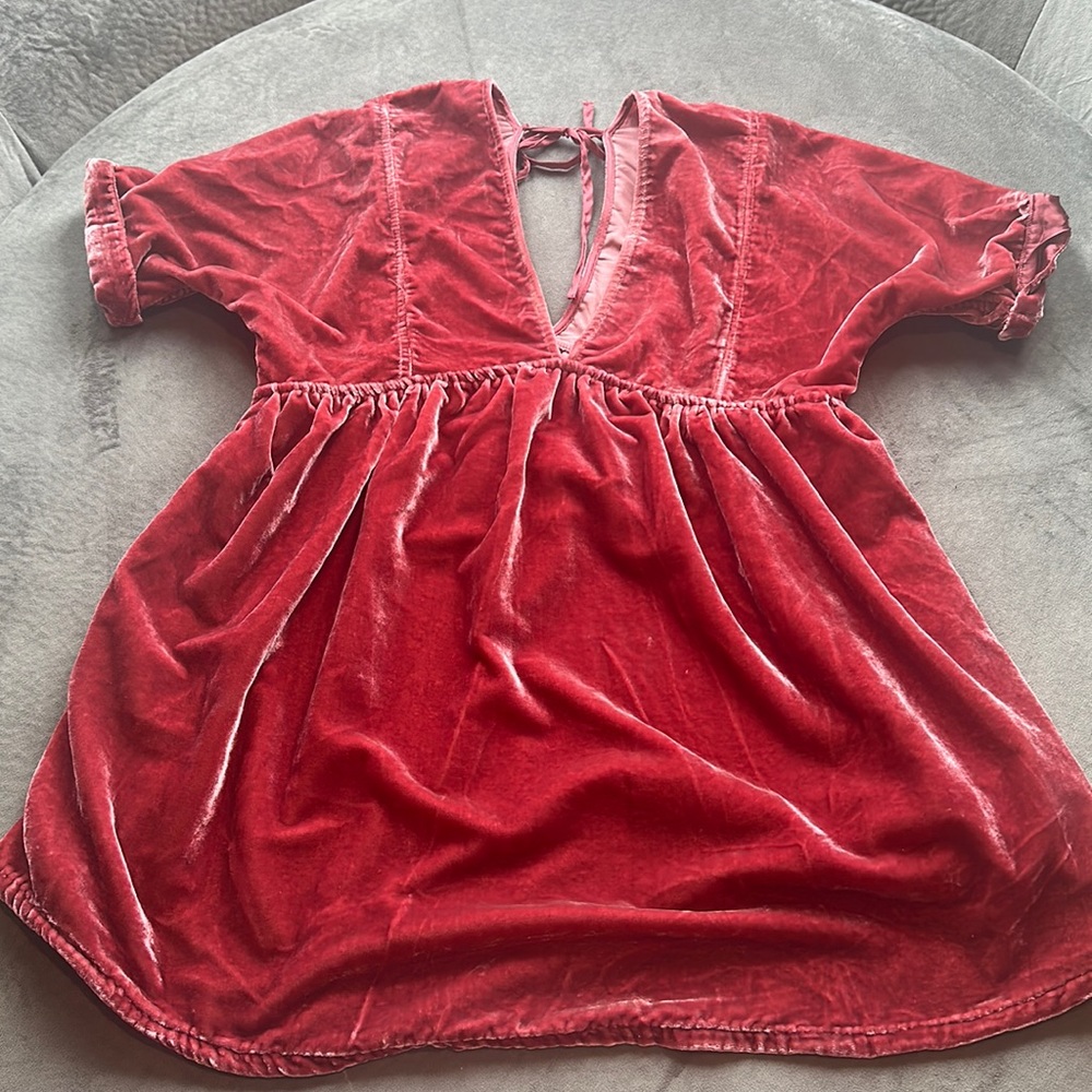 Free People velvet tunic/dress